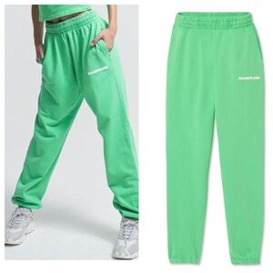 Talentless Green Highlighter‎ Sweatpants Sz S